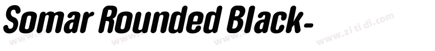 Somar Rounded Black字体转换 Somar Rounded Black字体转换